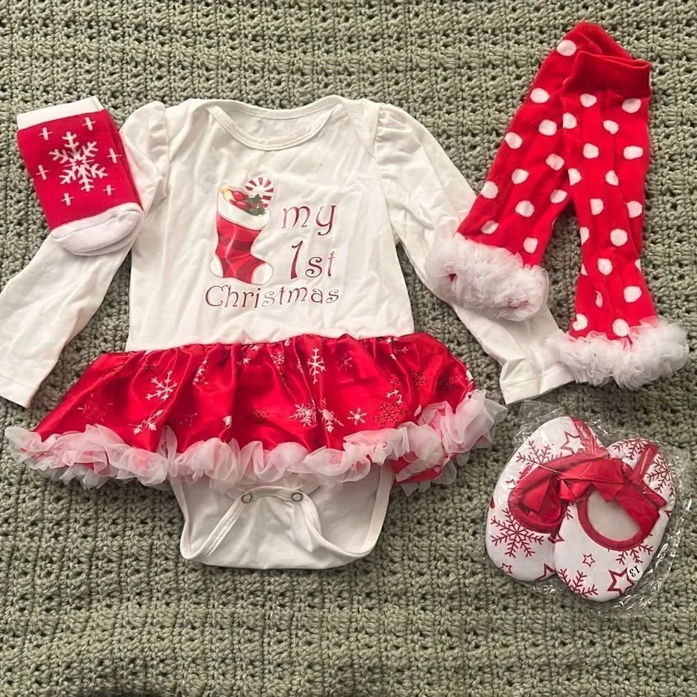 Baby’s 1st Christmas Outfit - NWOT